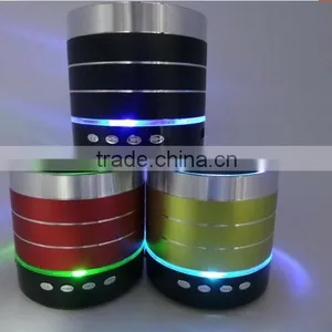 Colorful Bluetooth Speaker With Custom Logo Printing, Hight Quality LED Lighting Wireless Speaker, Portable Music Player Speaker thumbnail-1