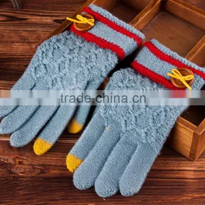 Best Sellers Cute Flower Touch Screen Gloves For Girls For Christmas 2015 thumbnail-4