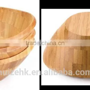 Bamboo Salad Bowls Set thumbnail-2