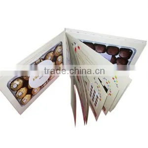 Artificial Handmade 7 " Lcd Brochure Holder Display Stand,lcd Video Booklet ,video Book thumbnail-1