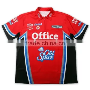 Custom Motor Wear Sublimation Racing Shirt Pit Crew Shirt thumbnail-1