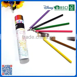 12 Pcs 7 Inch Recyclable Paper Material Colour Pencils With Oem Logo Supplier's Choice thumbnail-1