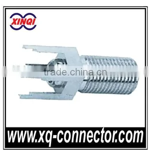 Four Feet F Female F Type Connector PCB Mount thumbnail-1
