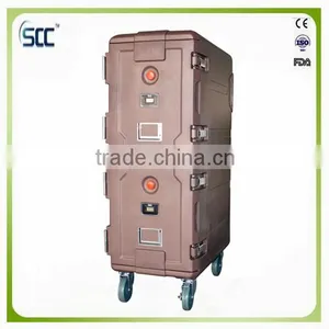 165L Food Warm Carrier Cart, Food Warm Transport Cabinet Made of Food Standard Lldpe With ROTOMOLDING thumbnail-2