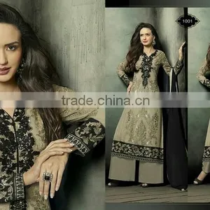 GEORGETTE DESIGNER SEMISTICHED SUIT thumbnail-3