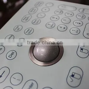 Top Panel Mount Industrial Membrane Keyboard With Optical Trackball thumbnail-4