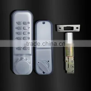 Cylindrical Single Latchpush Button Door Lock Mechanical Code Lock Combination Lock thumbnail-1