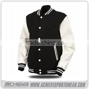 Wholesale Blank Bomber Jackets, Men Cheap Track Jackets thumbnail-6