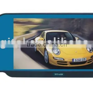 Bluetooth Rearview Mirror Handsfree Car Kit With 7 TFT LCD USB SD MP5 BLUETOOTH thumbnail-1