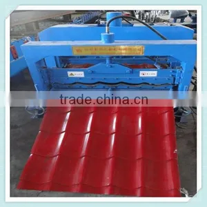 1100 Tile Forming Machine Type And Corrugated Roof Tile Roof Use Galvanized Roofing Sheet Roll Forming Machine thumbnail-1