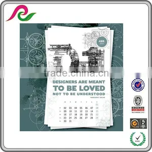 Fashionable and Simple Paper Wall Calender Roll 2014 thumbnail-1