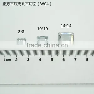 WC4 Square Xilion Flat Back Acrylic Jewels Rhinestones DIY Fashion Decoration, Craft Jewelry Fitting Garment Bags thumbnail-2