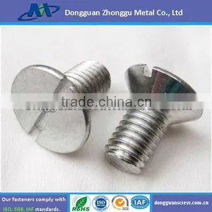 Slotted Flat Head Machine Screw thumbnail-1