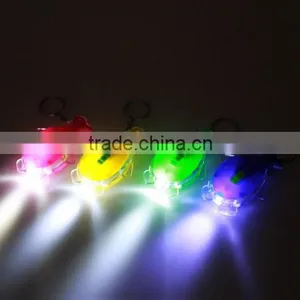 LED Car Plastic Keychain,LED Car Keychain thumbnail-1