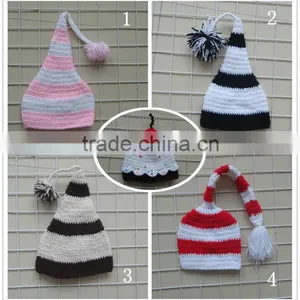 2016 Fashionable Wholesale Crochet Handmade Owl Hat, Dinosaur Colorful Lovely Knitted Owl Hat for Baby thumbnail-1