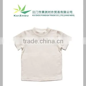 Good Quality O Neck Baby Cotton Plain White T-Shirt thumbnail-1