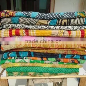Indian Kantha Quilt Handmade Vintage Kantha Quilt Reversible Quilt Kantha Quilt Wholesale Kantha Quilt Manufacturer thumbnail-2