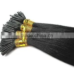 Real Remy Hair High Quality 10-30 Inch i Tip Hair Extension thumbnail-4