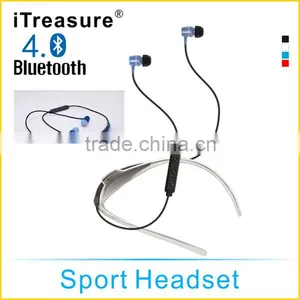 In-Ear Sports Neckband Waterproof Bluetooth Headphone, Sport Stereo Noise-Cancelling Bluetooth Earbud thumbnail-5