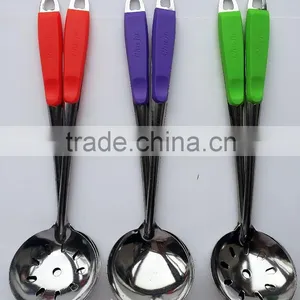 Fashionable Well Using Plastic Solid Silicone Spatula in Cookware Set thumbnail-1