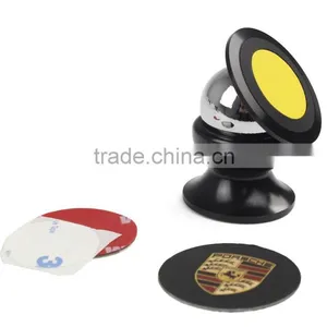 360 Degree Rotation Material Magnetic Mobile Phone Car Holde thumbnail-3