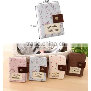 Floral Credit ID Card Wallet Purse Holder Pouch Coin Bag thumbnail-1