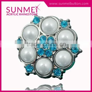 Better Than Taiwan Rhinestone Pearl Button for Clothing thumbnail-1