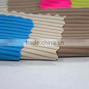 Bright Color Popular Design 90% Spandex 10%nylon Stripe Fabric Wholesale Supplier in Stock thumbnail-2