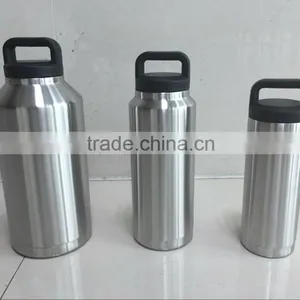 2016 Hot Seller 18OZ 36OZ 64OZ Stainless Steel Vacuum Insulation Cooler Tumbler / Cooler Bottle thumbnail-1