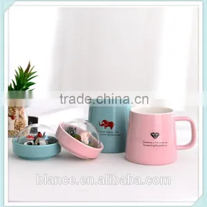 Funny Ceramic Mug With Forest in Lid thumbnail-4