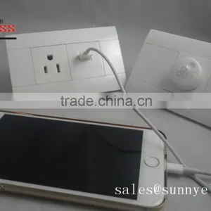 110v American Design Modern Style 15A Socket With Usb Charge Socket thumbnail-4