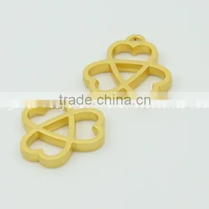 Gold Flower Design Metal Label Fashionable Decorative Accessories for Bag thumbnail-3