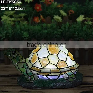 Polyresin Figurine Tortoise Solar Light Garden Light thumbnail-1