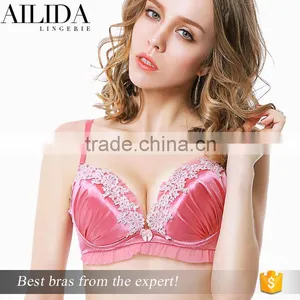 Sexy Hot Girls TOP Grade Breathable Sexy Ladies Plus Size Underwear Set thumbnail-1
