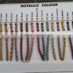 2.5mm Braided Leather Cords From BORG EXPORT / Braided Leather Cord 2.5 mm thumbnail-3
