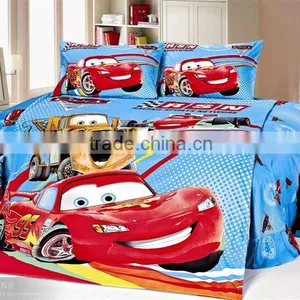 100%cotton Bedding Set,car Duvet Cover, Cartoon Bedroom Set thumbnail-1