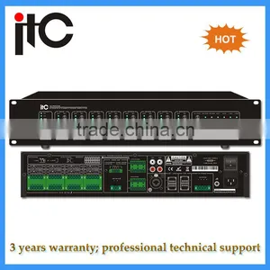 Digital 500W 8 Zone Voice Alarm Amplifier for Background Music System thumbnail-1