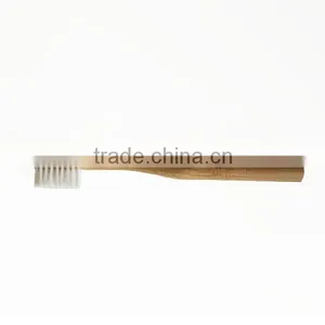Travel Kid Biodegradable Bamboo Toothbrush With Soft Round Handle thumbnail-4