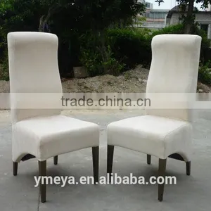 High Back Restaurant Chair With Upholstery thumbnail-3