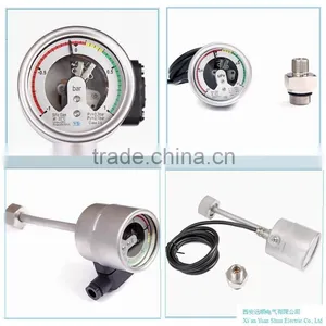 All Stainless Steel Oil Filled Electric Contact Mpa Pressure Gauge With Alarm With Temperature Compensation thumbnail-4