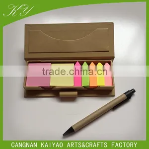 Custom Shape Die Cut Sticky Notes Arrow Shape Memo Pad thumbnail-3