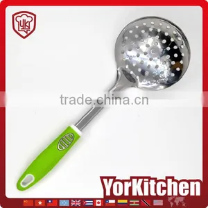 FDA LFGB Grade Factory Price Commercial Stainless Steel Hot Pot Soup Ladle thumbnail-1