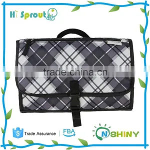 Infant Waterproof Portable Mat Diaper Bag Baby Changing Pad thumbnail-1