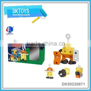 Denko Toys-19pcs 3 In 1 EVA Toy Soft Foam Blocks thumbnail-1