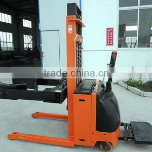 Full Electric Roll Paper Lifter Pallet Truck With Pedal thumbnail-5