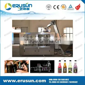 Fully Auto Glass Bottle 3 in 1 Juice Hot Filling Machine thumbnail-1