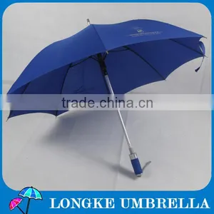 24"Automatic Open Straight Umbrella Promotional Umbrella With Rubber Handle thumbnail-1