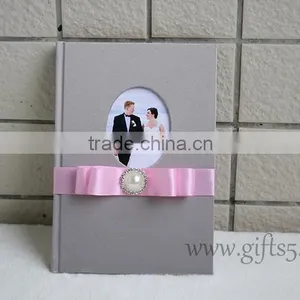 Personalized Wedding Guest Book Wiht Photo Frame thumbnail-3