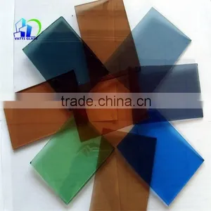 All Reflective Glass Building Silver White Mirror Coated Reflective Glass Wall Reflective Glass Facade thumbnail-2