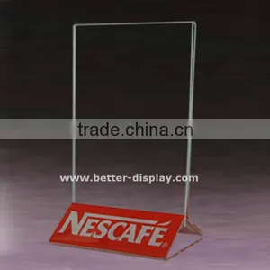 Wholesale Plastic Acrylic Sign Holder 5X7 thumbnail-2